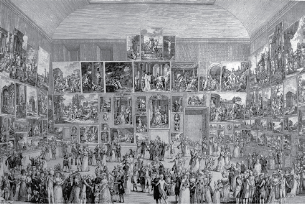 1737年的卢浮宫沙龙展